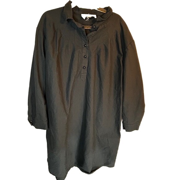 Pomander Tuckernuck Women's Black Place Polly Mini Dress M *Missing  1 Button - Picture 2 of 8